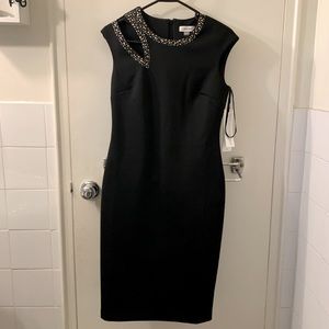 STUNNING NWT Calvin Klein Black Dress